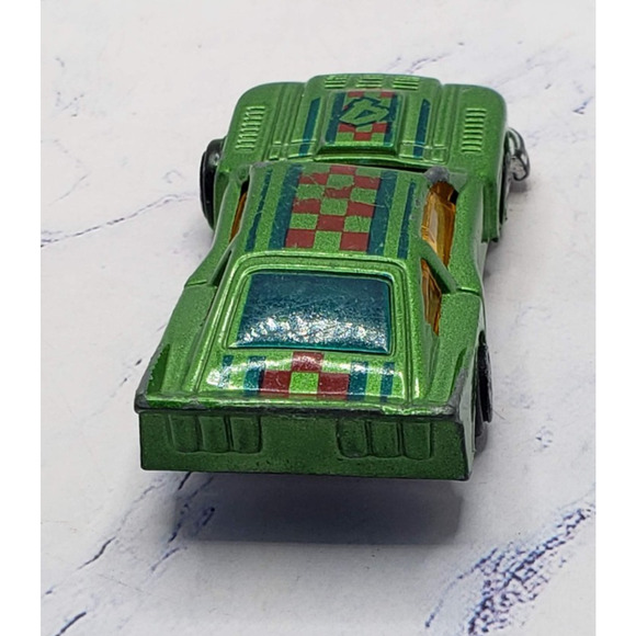 Vintage Ford Mustang Cobra II # 4 S8002 Diecast Car Vehicle Toy Green Marz Karz - Picture 4 of 6